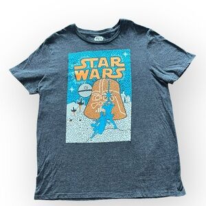 Star Wars‎ Graphic Tee Grey Size XXL